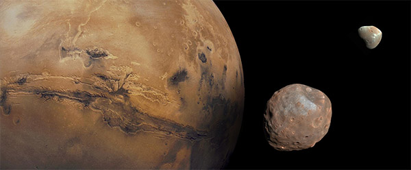 سیاره مریخ و قمرهای آن