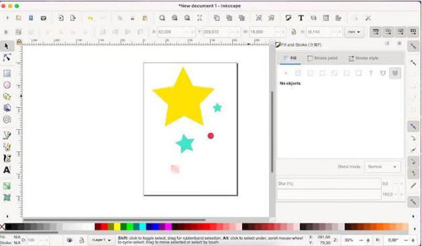 محیط inkscape جایگزین ایلوستریتور