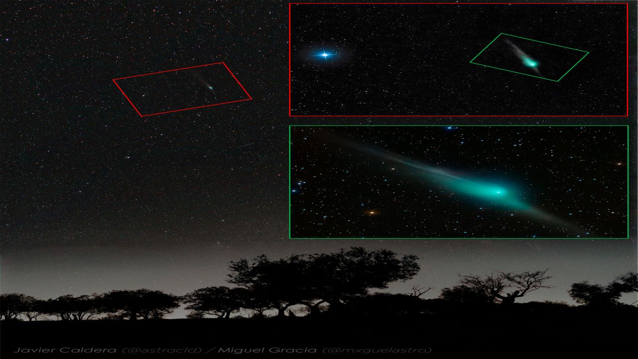سه نمای مختلف از دنباله دار ZTF — تصویر نجومی ناسا