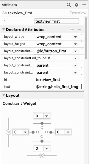 پنل attributes