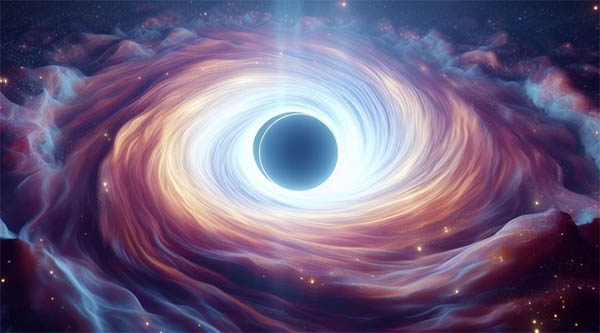 سیاهچاله شبیه سازی شده