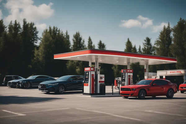 پمپ بنزین - اصطلاحات رانندگی به انگلیسی