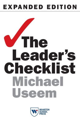 کتاب Leaders checklist