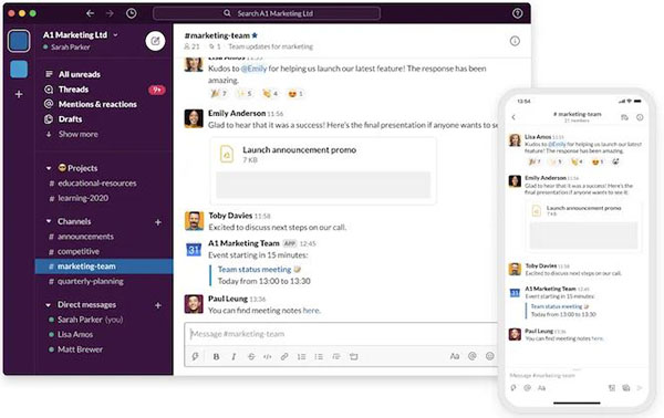 پلاگین Slack برای فتوشاپ