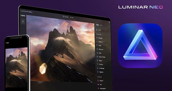 پلاگین Luminar neo برای فتوشاپ