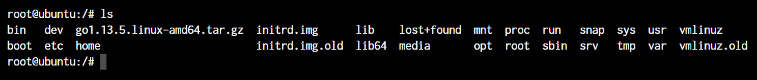 مثال دستور ls در لینوکس