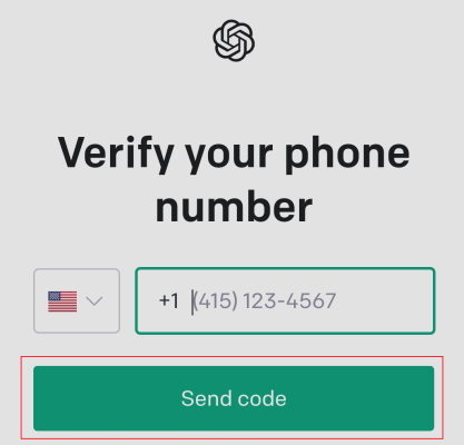 تایید شماره برای ثبت نام chatgpt