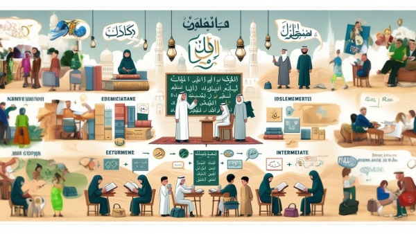 پوستر آموزشی برای دانش آموزان زبان عربی