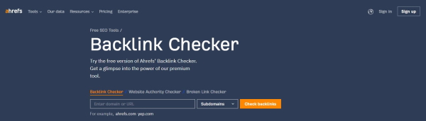 استفاده از ابزار backlink checker برای آنالیز سئو رقیبان