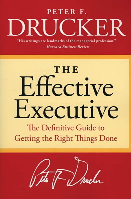 کتاب effective executive