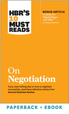 کتاب no negotiation