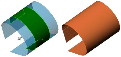 دستور Extend Surface