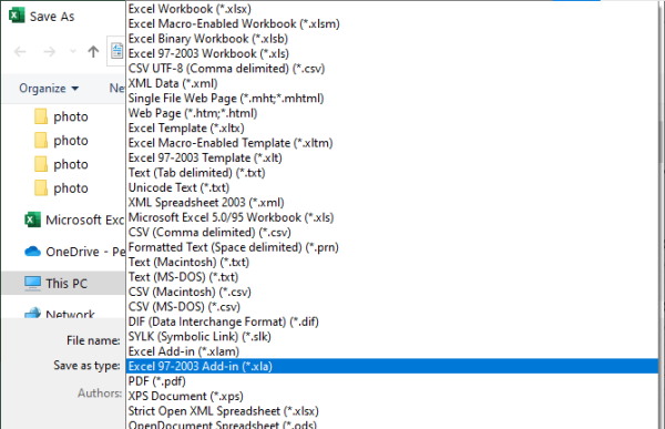 تغییر پسوند فایل در ویندوز 10 با استفاده از برنامه پیش فرض و گزینه save as