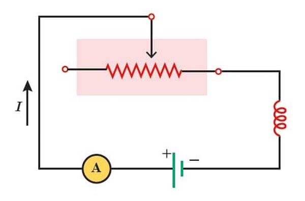 استفاده از رئوستا در مدار الکتریکی جهت کنترل جریان