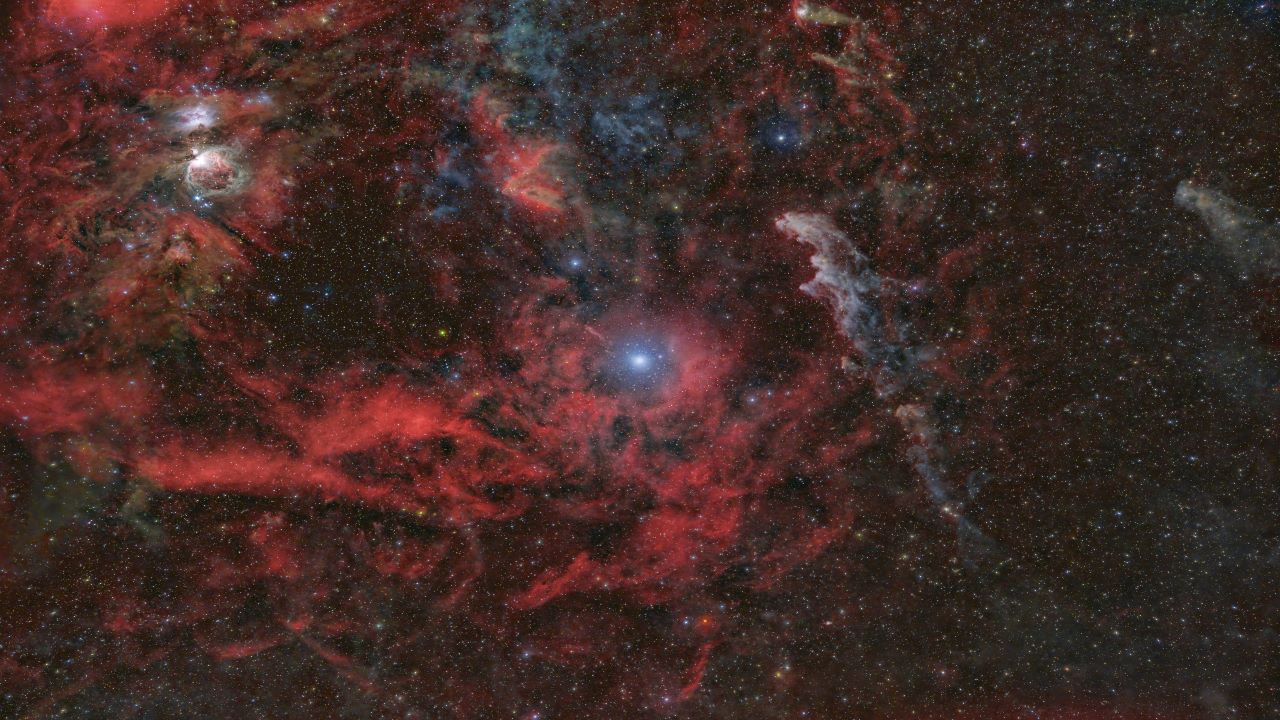 ستاره پای شکارچی — تصویر نجومی ناسا