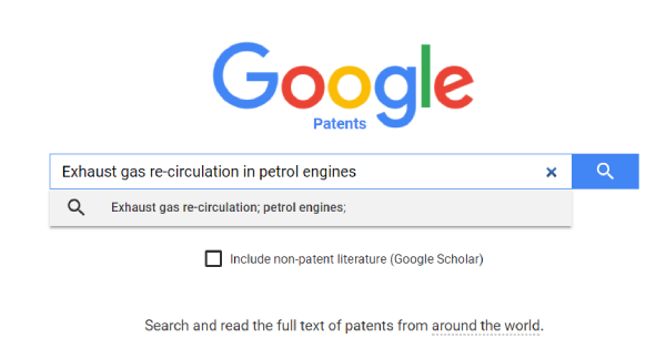 جستجو در Google Patents