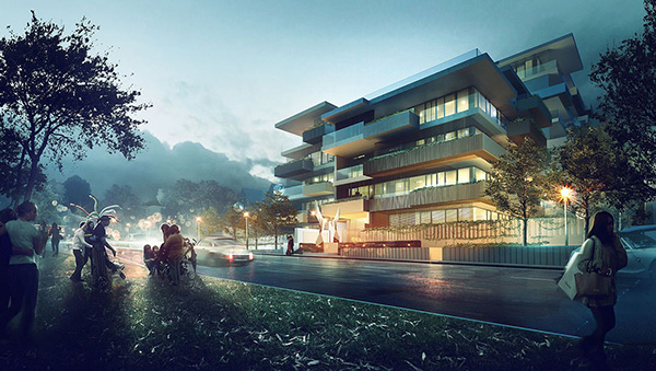 پست پروداکشن معماری در فتوشاپ