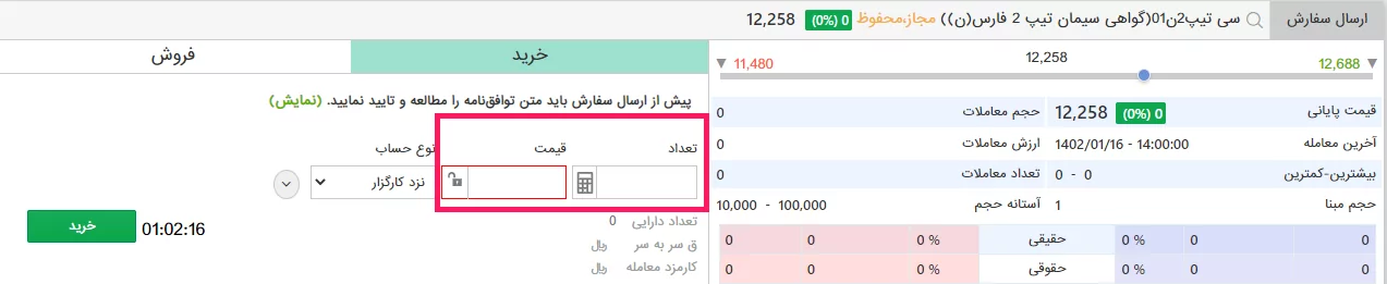 خرید گواهی سپرده سیمان