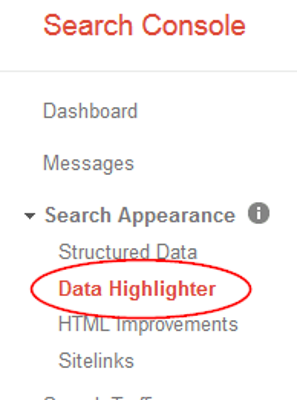 ساخت اسکیما با data highlighter سرچ کنسول گوگل