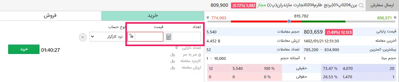 خرید گواهی سپرده کالایی برنج