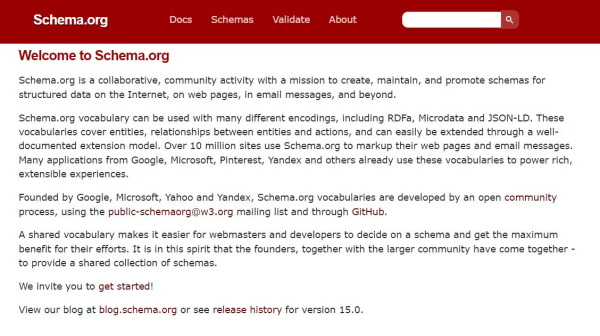 اهمیت وب سایت schema.org در اسکیما مارک اپ چیست