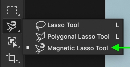 ابزار Magnetic Lasso در فتوشاپ