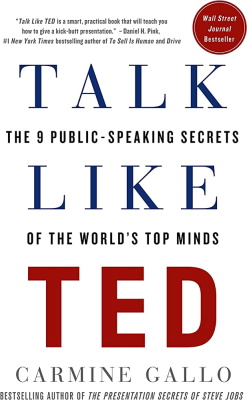 کتاب talk like ted