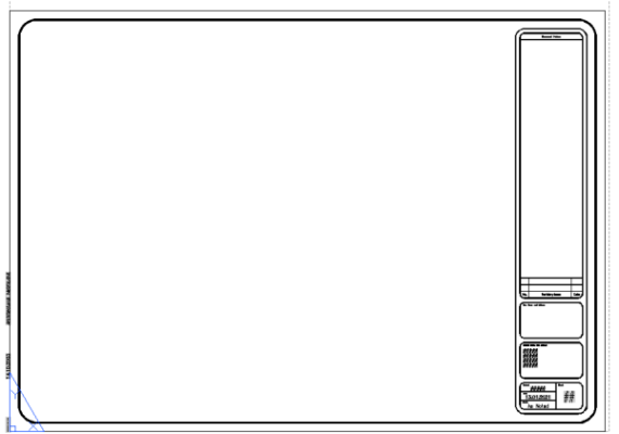 قالب شیت بندی معماری در AutoCAD