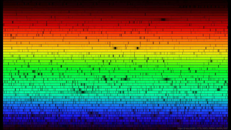 خورشید و رنگ های گمشده اش — تصویر نجومی ناسا