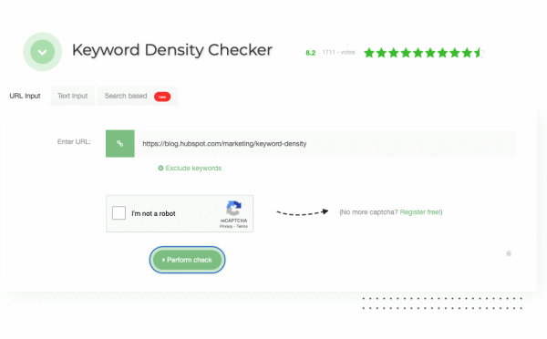 سنجش چگالی کلمات کلیدی با ابزار keyword density checker