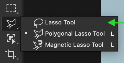 lasso tool در فتوشاپ