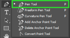 pen tool در فتوشاپ