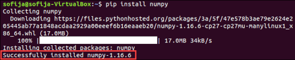 نصب Numpy در پایتون روی لینوکس