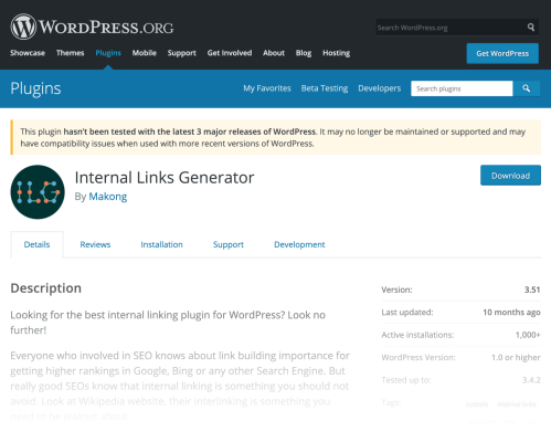 افزونه Internal Links Generator در وردپرس برای ساخت لینک داخلی