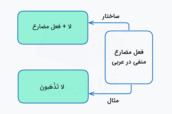 فعل مضارع منفی در عربی