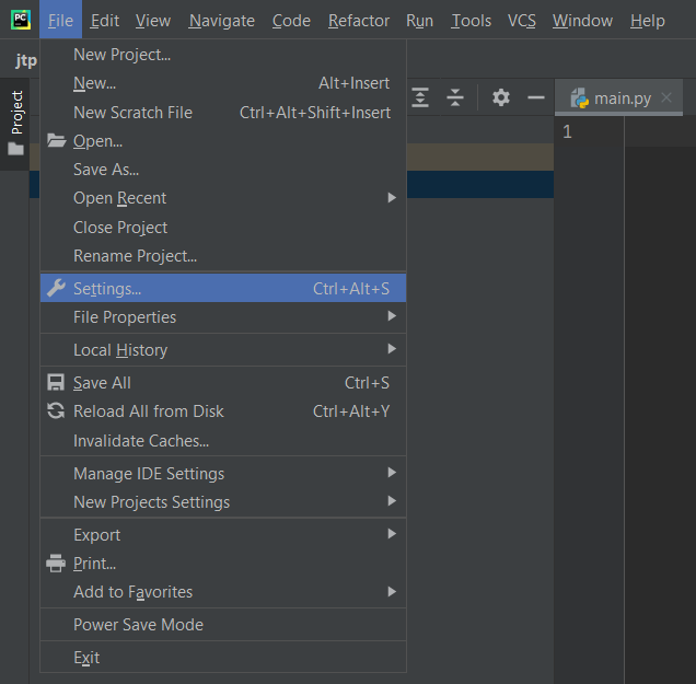 نصب NumPy در پایتون از طریق PyCharm