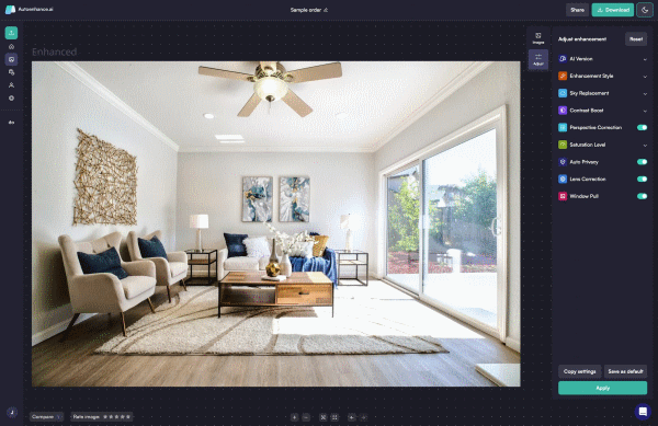 ابزار Autoenhance.ai