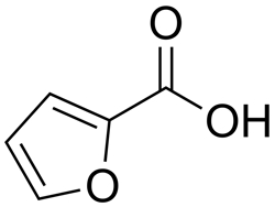 ساختار فوروییک اسید دارای گروه عاملی کربونیل