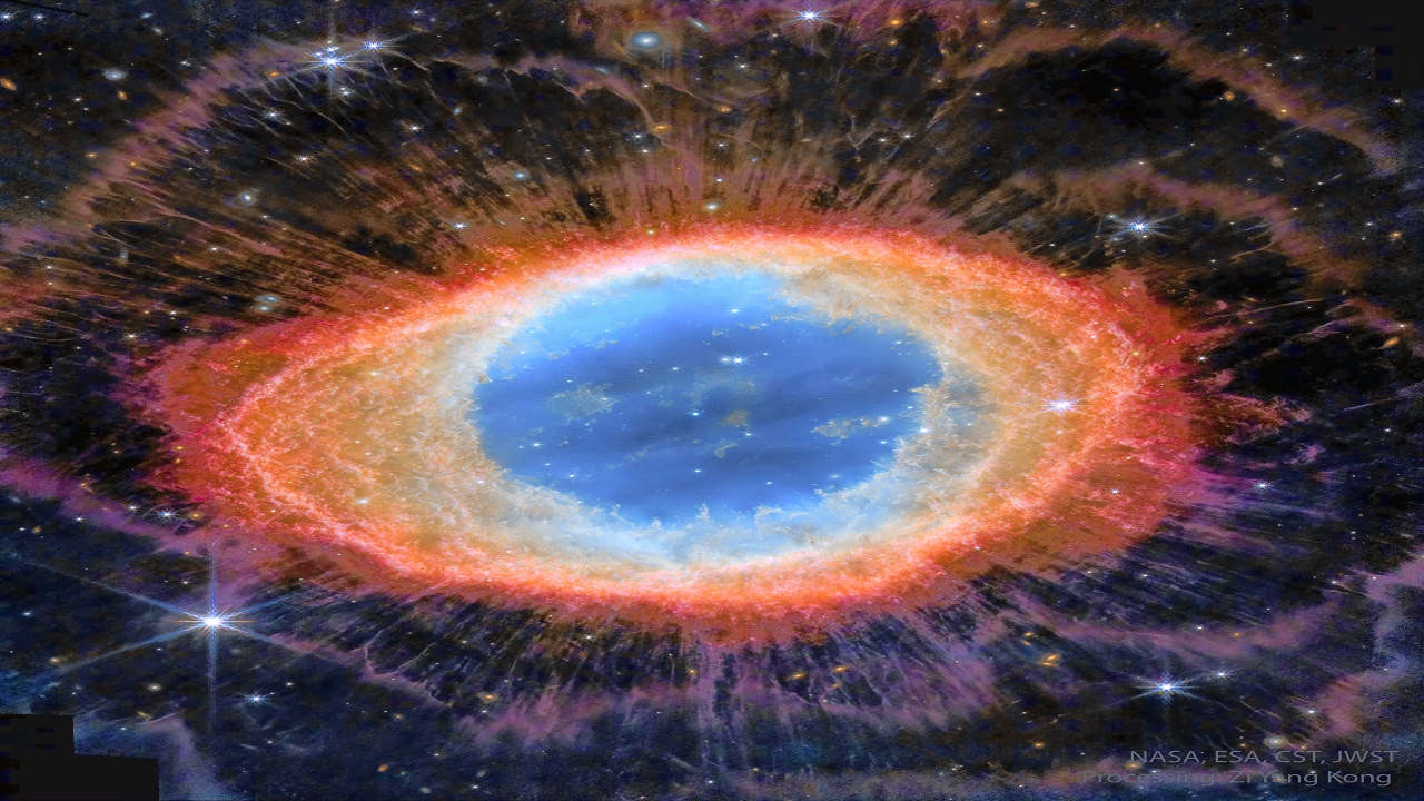 سحابی حلقه از دید جیمز وب — تصویر نجومی ناسا