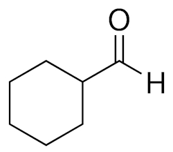 ساختار مولکول سیکلو هگزان کربالدهید داری گروه کربونیلی