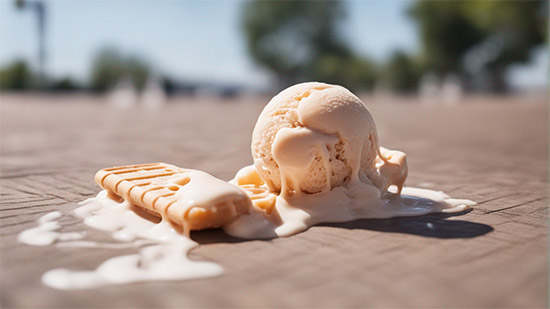 آب شدن بستنی در آفتاب - انتقال حرارت به روش همرفتی طبیعی
