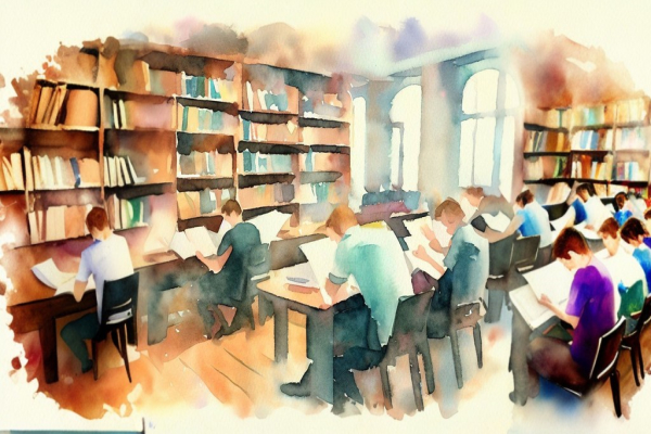 مردم در کتابخانه - انواع مفعول عربی