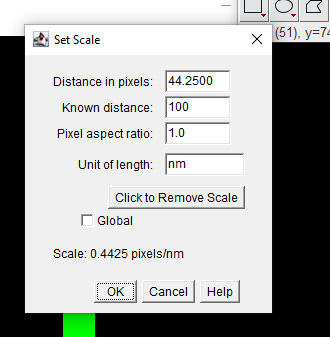 گزینه set scale