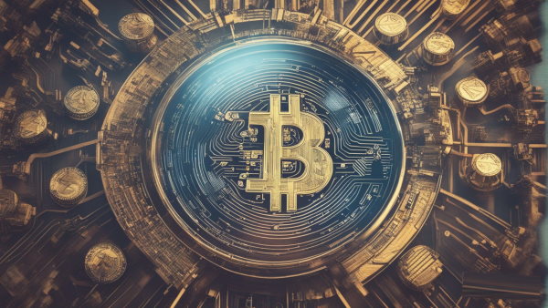 Farklı paralar arasında Bitcoin sembolü