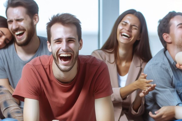 خندیدن می‌تواند به کاهش استرس منجر شود. به کلی مثبت گرایی بسیار بر روی زندگی آرام و امن تأثیرگذار است.