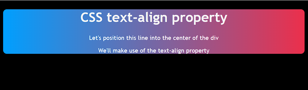 مثالی از text-align center برای وسط چین کرن عناصر در صفحه