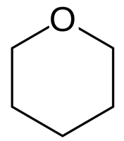 ساختار مولکول تتراهیدروپیران