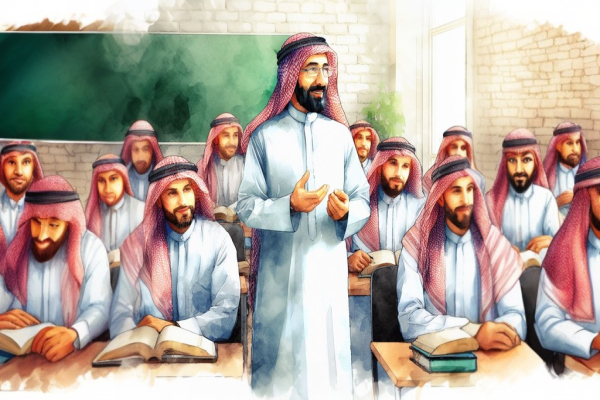 دانشجویان عرب در کلاس