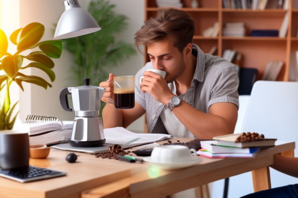 مصرف نوشیدنی‌های دارای کافئین از جمله انواع قهوه‌ و نوشابه انرژی‌زا می‌تواند بر روی افزایش سطح استرس نقش ایفا کند.