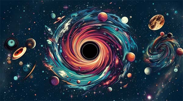 تمام کیهان از سیاه چاله به وجود آمد